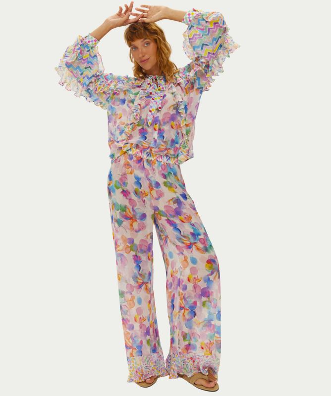 Me369 Holly Ruffle Blouse