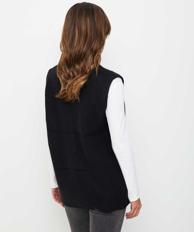 Replay Oversized Sleeveless Cardigan