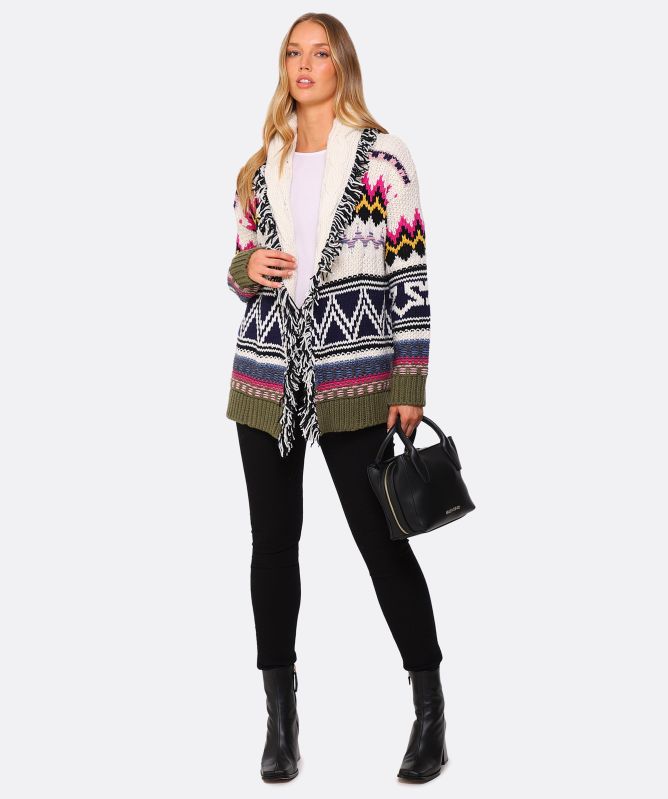 Zadig & Voltaire Ella Fringed Cashmere Coat | Jules B