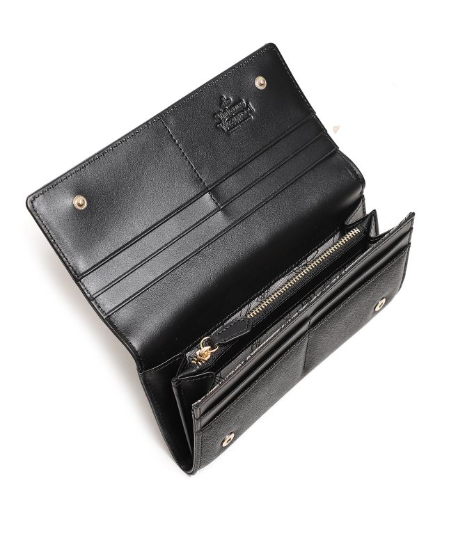 Vivienne Westwood Saffiano Credit Card Wallet