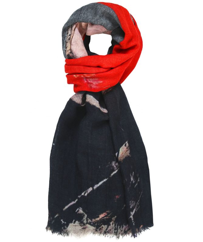 Ahujasons Colour Block Wool Scarf