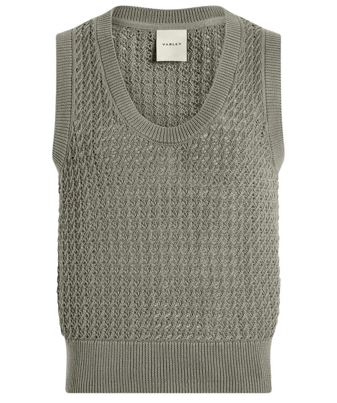 Varley Ferns Open Knit Tank Top