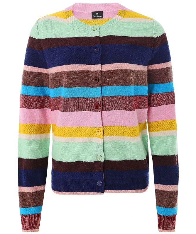 Paul Smith Merino Wool Stripe Cardigan