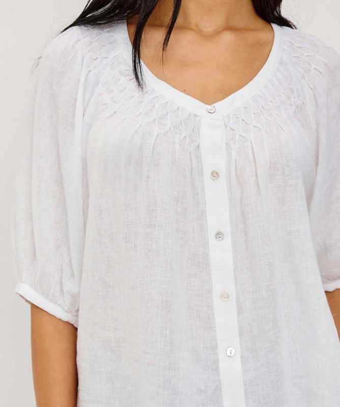 Rails Rix Smocked Blouse