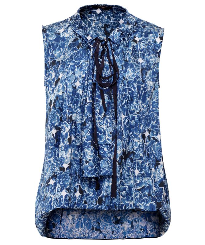 High Glamour Sleeveless Floral Top
