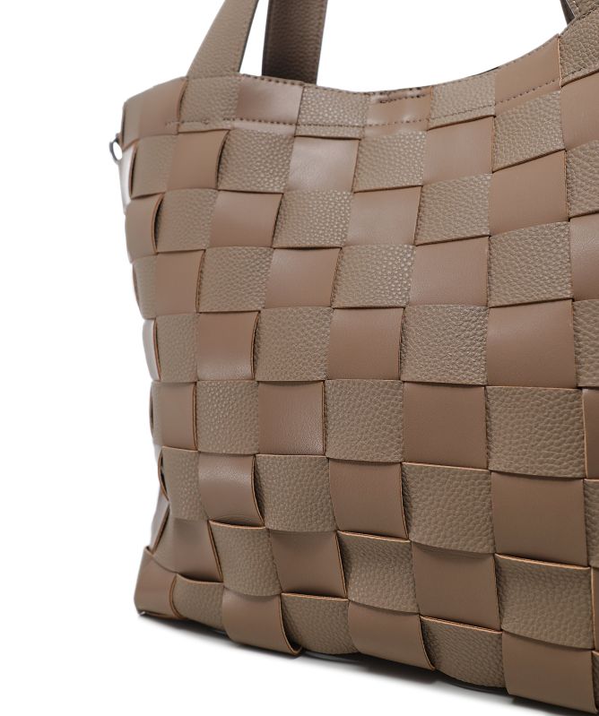 Ilse Jacobsen Square Braided Tote Bag