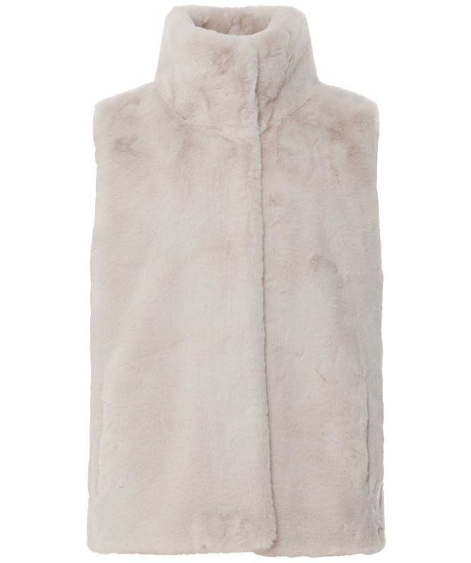Rino and Pelle Lison Short Faux-Fur Waistcoat
