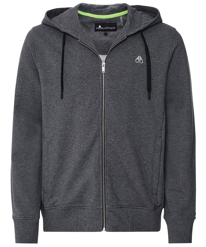 Moose Knuckles Zip-Through Hornaway Hoodie
