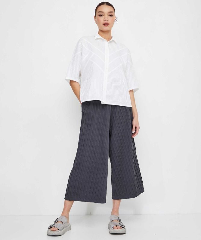 Yaccomaricard Cotton Lawn Short-Sleeve Shirt