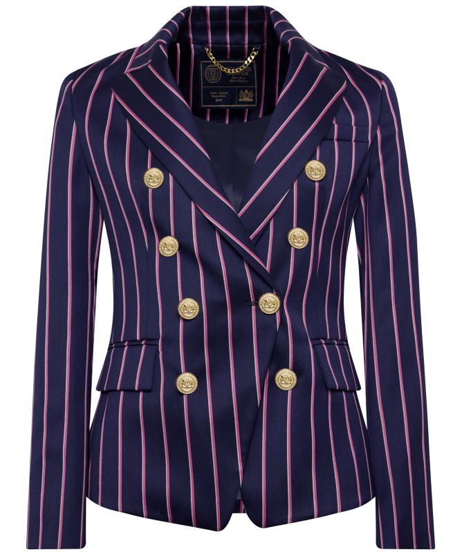 Holland Cooper Knightsbridge Wide Stripe Blazer