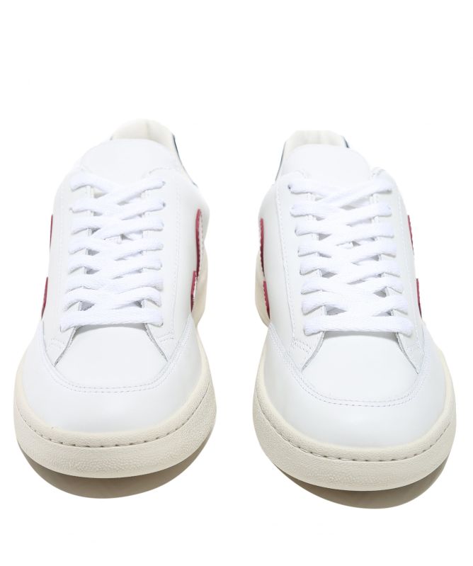 VEJA Mens Leather V-12 Sneakers