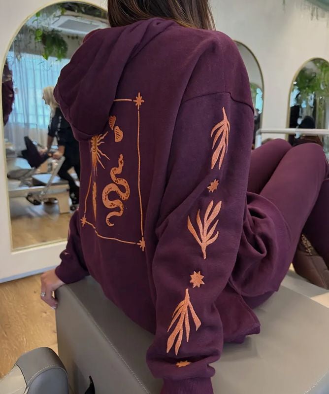 Never Fully Dressed Embroidered Hoodie