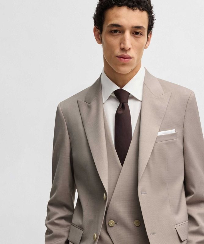 BOSS Slim Fit H-Houston-3Pcs-Pk252 Suit