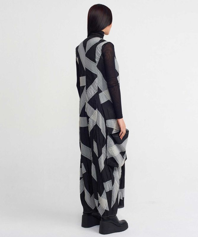 NU London Print Wide-Leg Jumpsuit