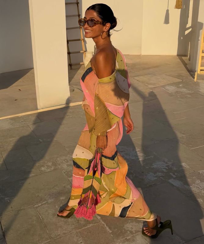 Never Fully Dressed Abstract Tilly Dress