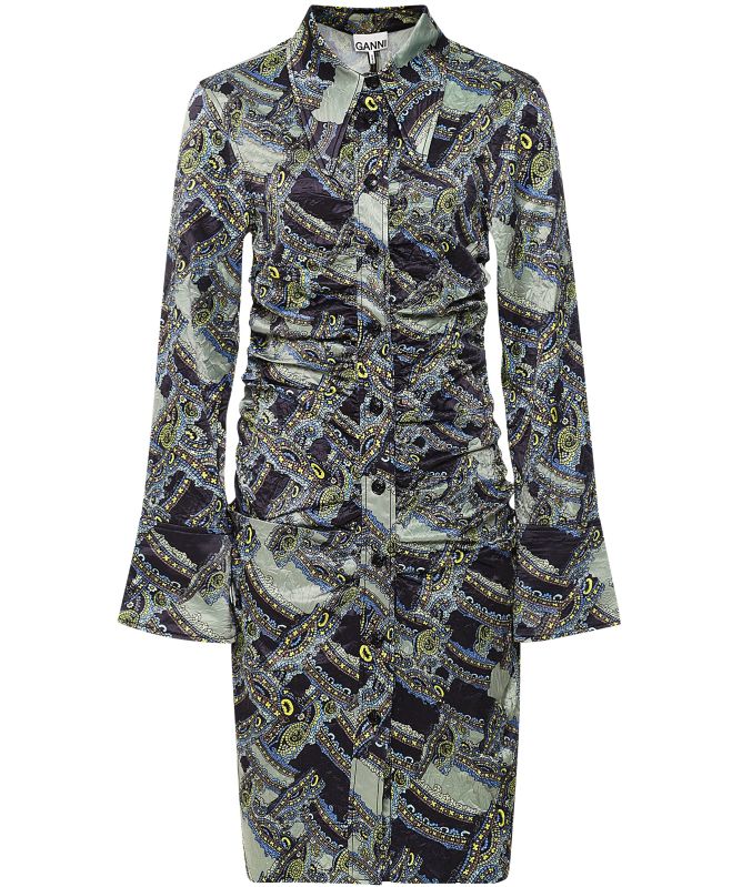 sachin and babi light blue dress Steel Grey Prom Dresses – BABARONI UK main image 1