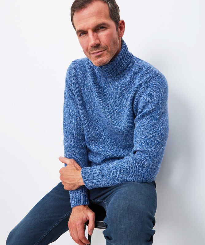 Sand Wool ID Turtleneck Jumper