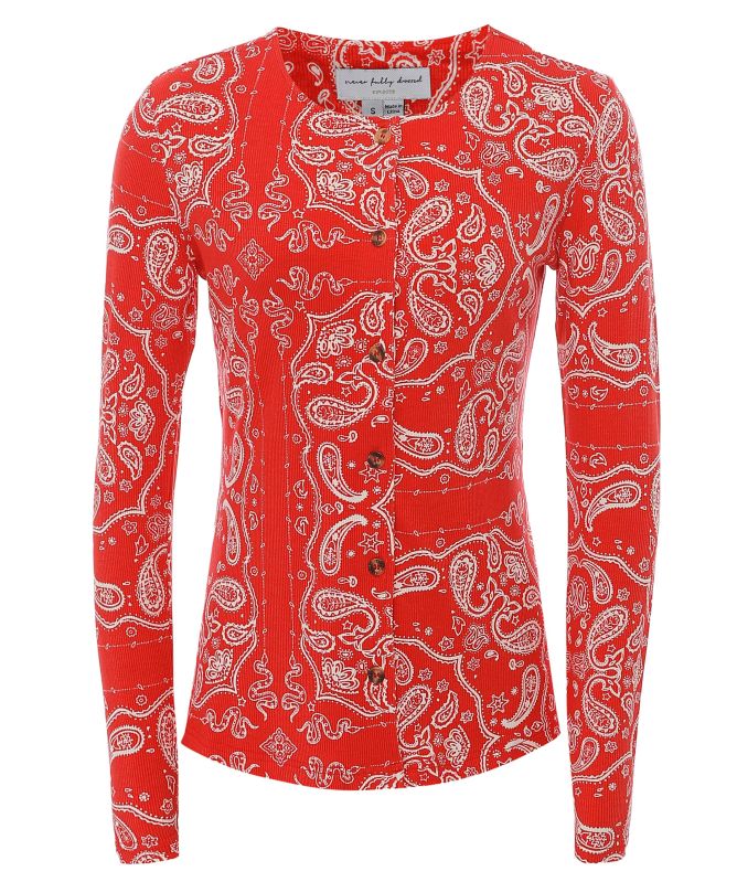 Never Fully Dressed Bandana Alexa Cardigan