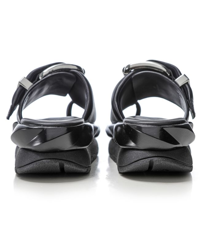 4CCCCEES Mellow Glow Pure Black Sandals