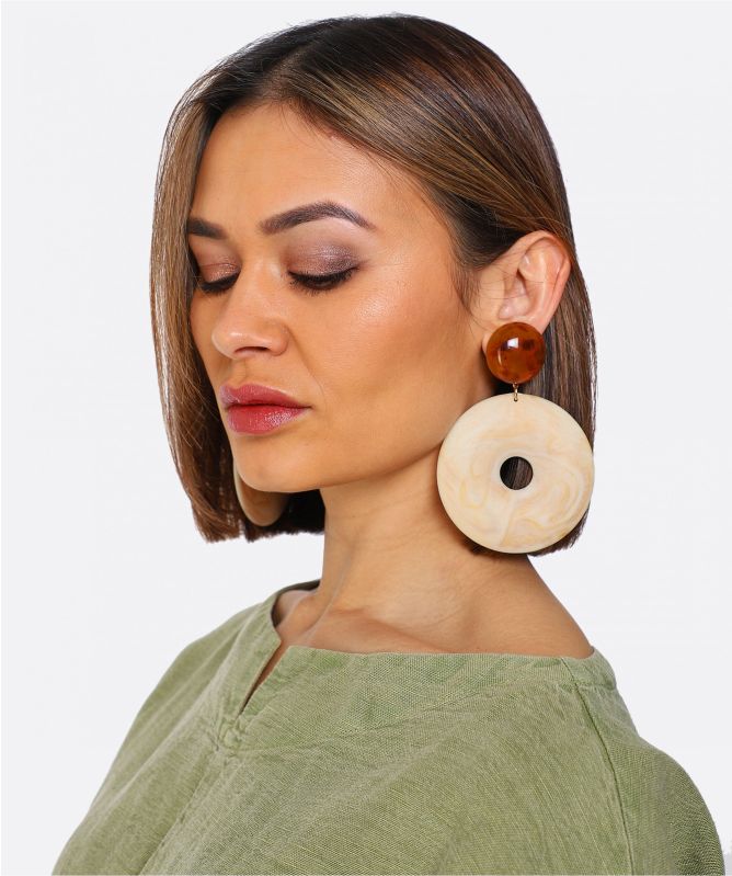 Francine Bramli Florence Circle Earrings