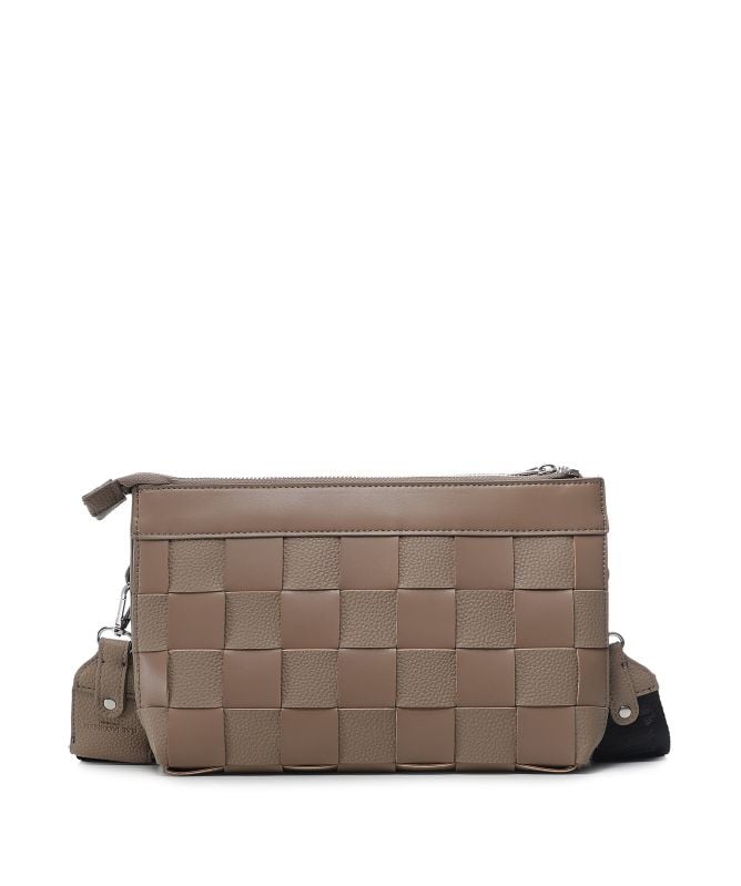 Ilse Jacobsen Square Braided Crossbody Bag