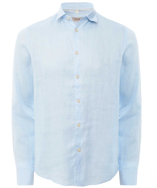 Seinse Linen Cotton Plain Shirt