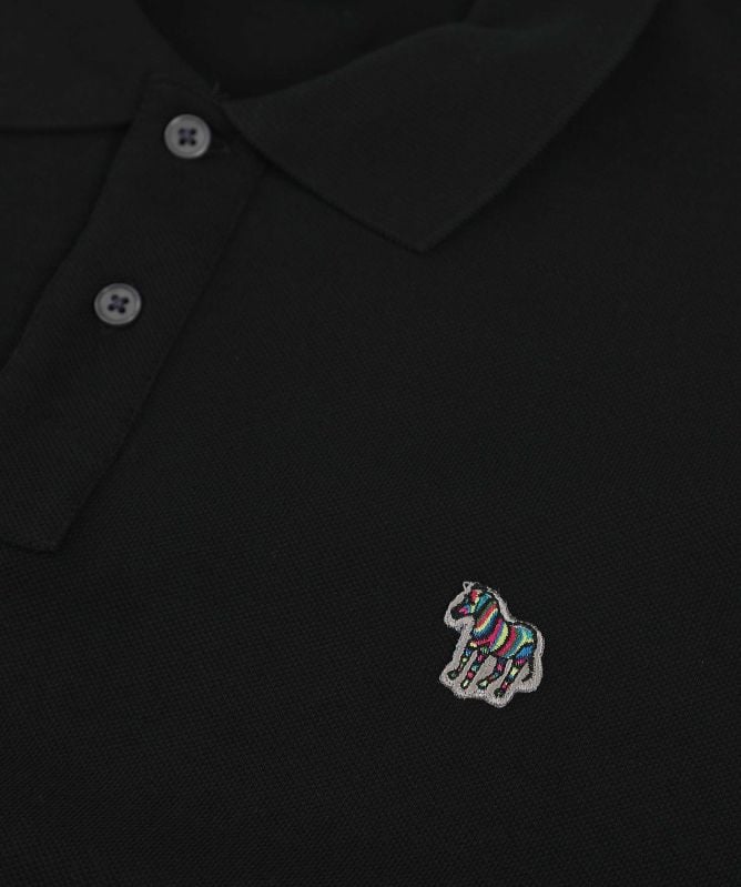 Paul Smith Long Sleeve Zebra Polo Shirt