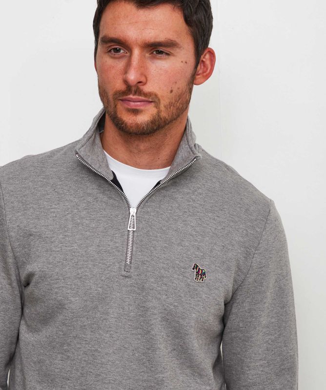 Paul Smith Half-Zip Zebra Sweatshirt