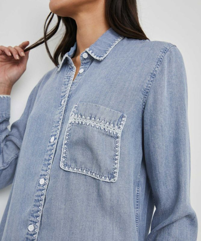 Rails Saya Denim Shirt