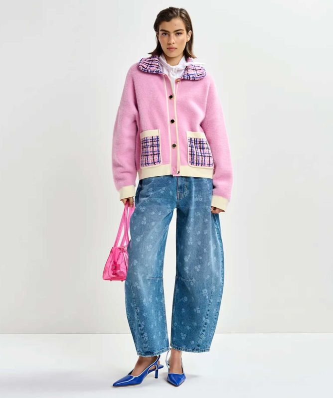 Essentiel Antwerp Joilu Knitted Textured Cardigan