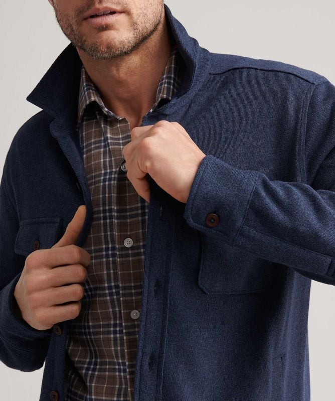 Peter Millar Crown Fleece Overshirt