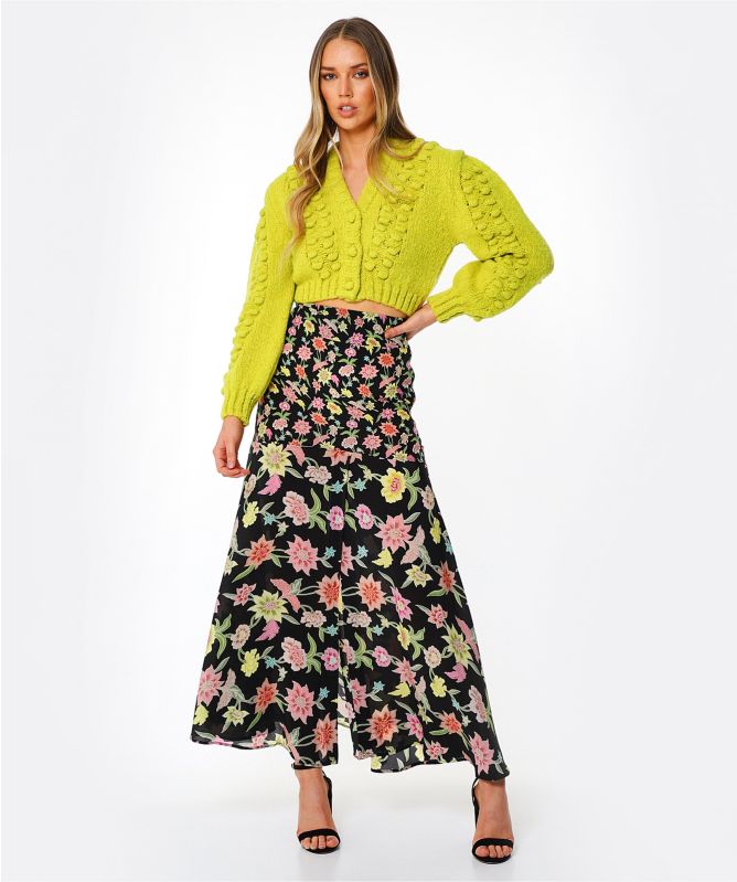 Hayley Menzies Gloria Alpaca Wool Cropped Cardigan