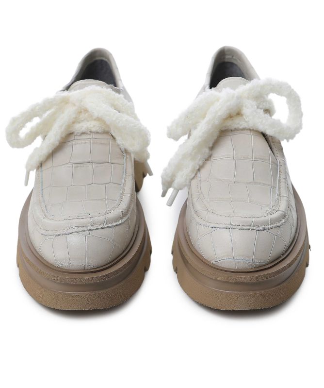 Patrizia Bonfanti Ingy Croc Laced Shoes