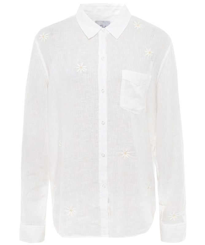 Rails Charli Embroidered Daisy Shirt