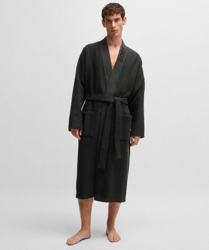 BOSS Waffle Kimono Robe