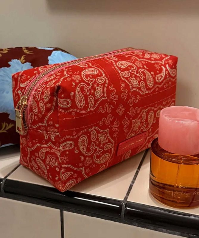 Never Fully Dressed Bandana Reversible Make Up Bag