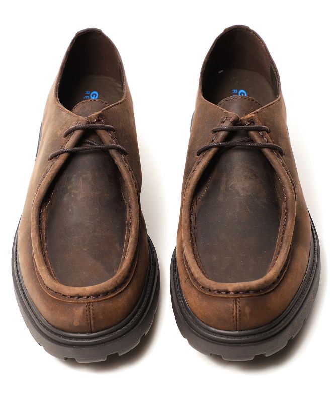 Geox Rustic stripped sued Brown Shoes Leather Geox® SPHERICA EC17 MAN: Dark Brown Suede shoes | Geox ® main image 3