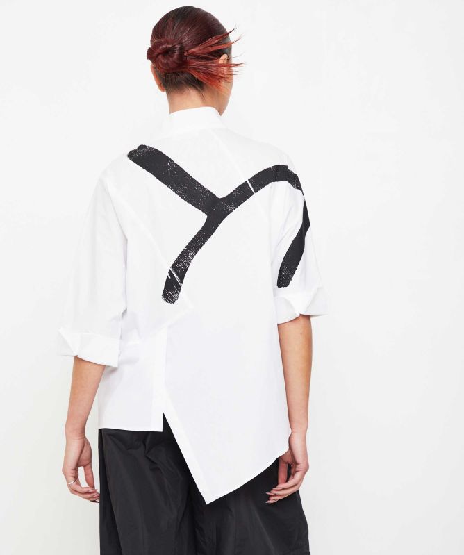 Bize Contrast Long Shirt