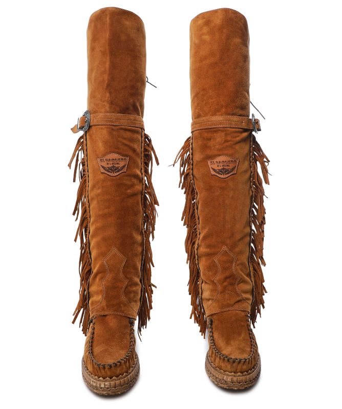 El Vaquero Coleen Fringe Cowboy Boots