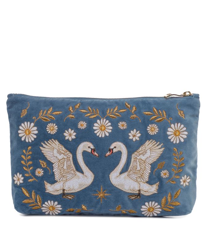 Elizabeth Scarlett Swan Garden Everyday Pouch