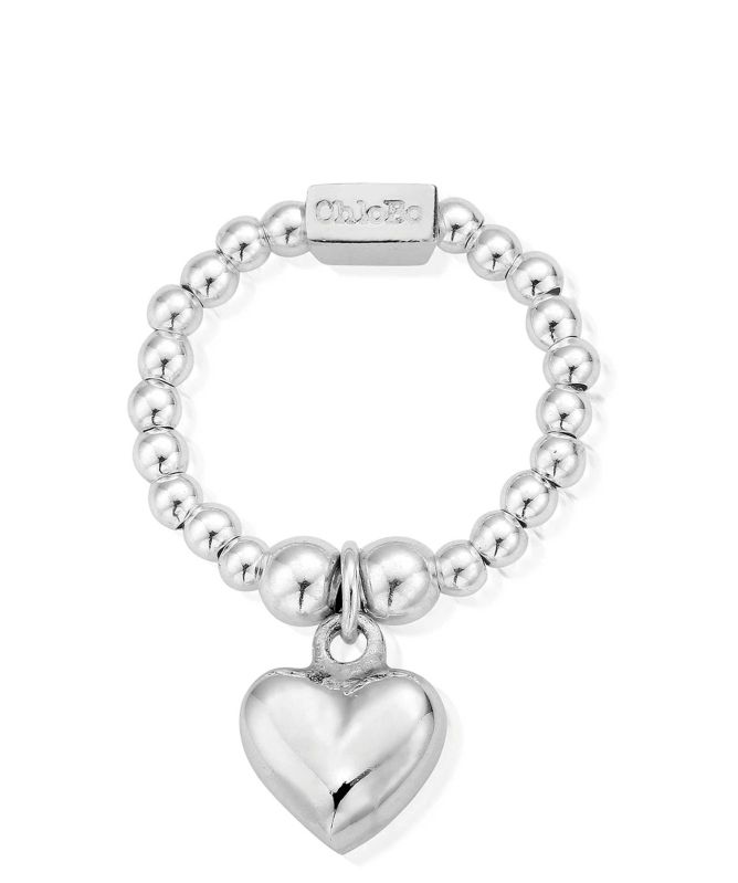ChloBo Mini Puffed Heart Ring