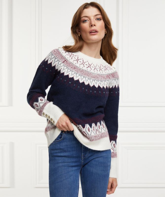 Holland Cooper Longhope Fairisle Sweater
