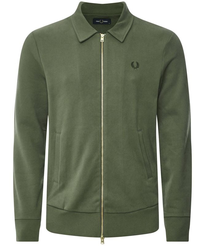 Fred Perry Zip-Through Collar Sweatshirt