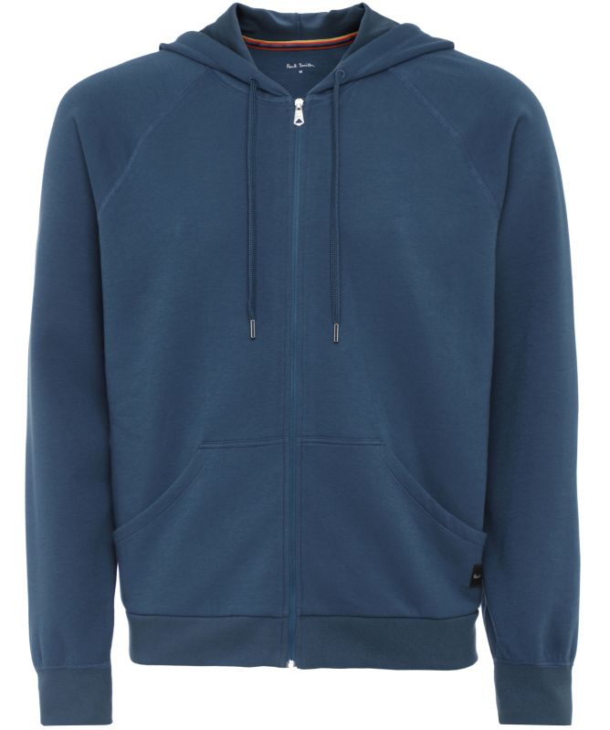 Paul Smith Cotton-Blend Zipper Lounge Hayden Hoodie