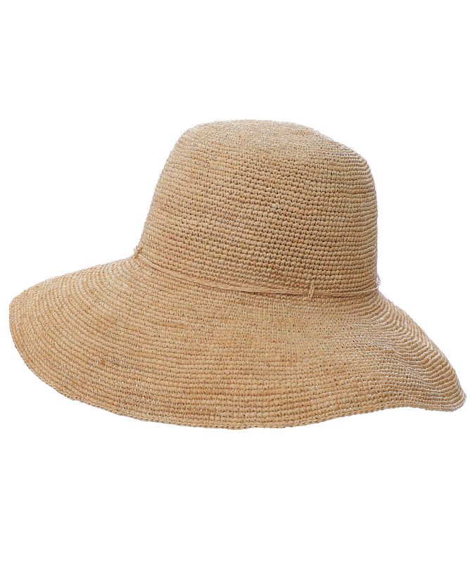Rabarany Handwoven Wide Brim Raffia Hat