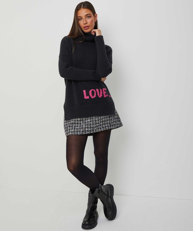 Eddy and Ivy Love Kisses Merino Cashmere Jumper