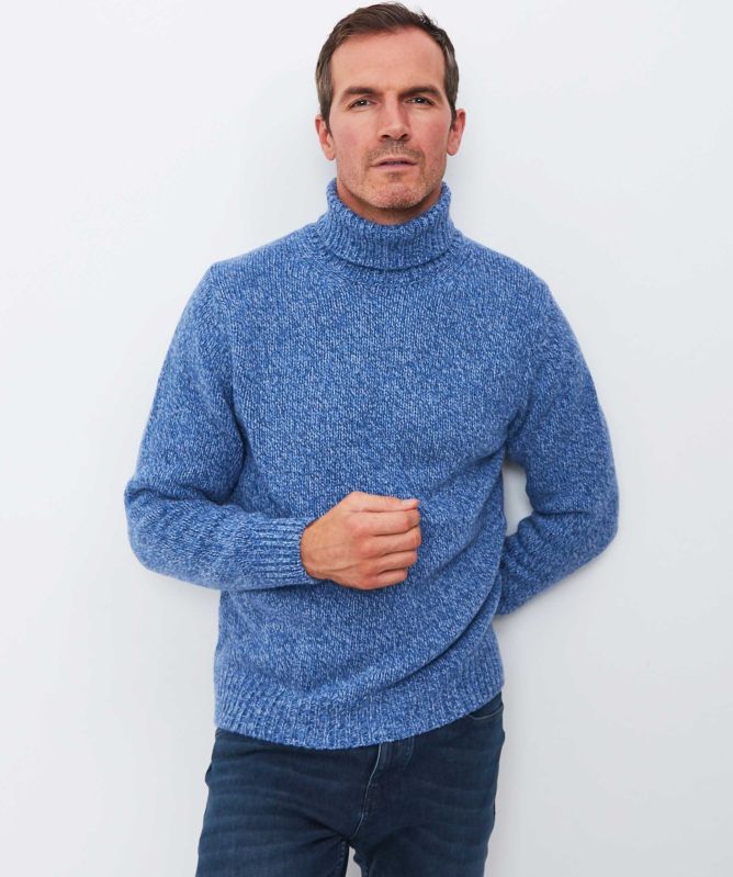 Sand Wool ID Turtleneck Jumper