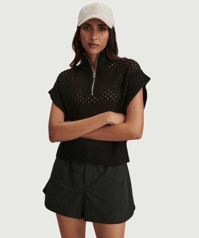 Varley Gaines Half-Zip Knit Vest