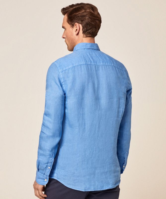 Hackett Slim Fit Linen Shirt