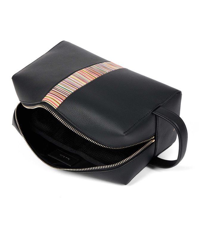 Paul Smith Signature Stripe Trim Wash Bag